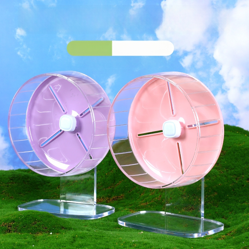 Hamsteri jooksuratas, vaikne, akrüül, päritolu Shandong, kaubamärk Happy Parrot