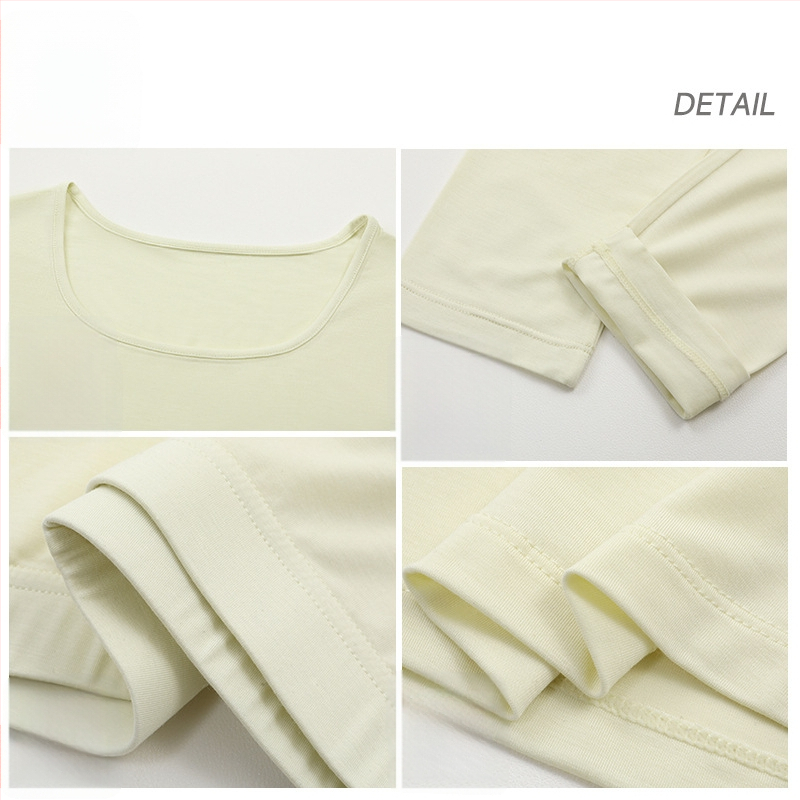 Moterų modalinis terminis pagrindinis rinkinys – plonas, vieno sluoksnio, šildymas, antibakterinis, 51,5% modalas