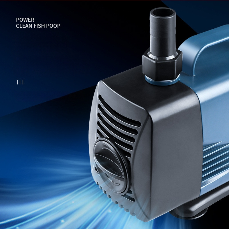 Potopinė siurblys akvariumui su šoniniu įsiurbimu, cirkuliacijai ir filtravimui, amfibinis dizainas, itin tylus