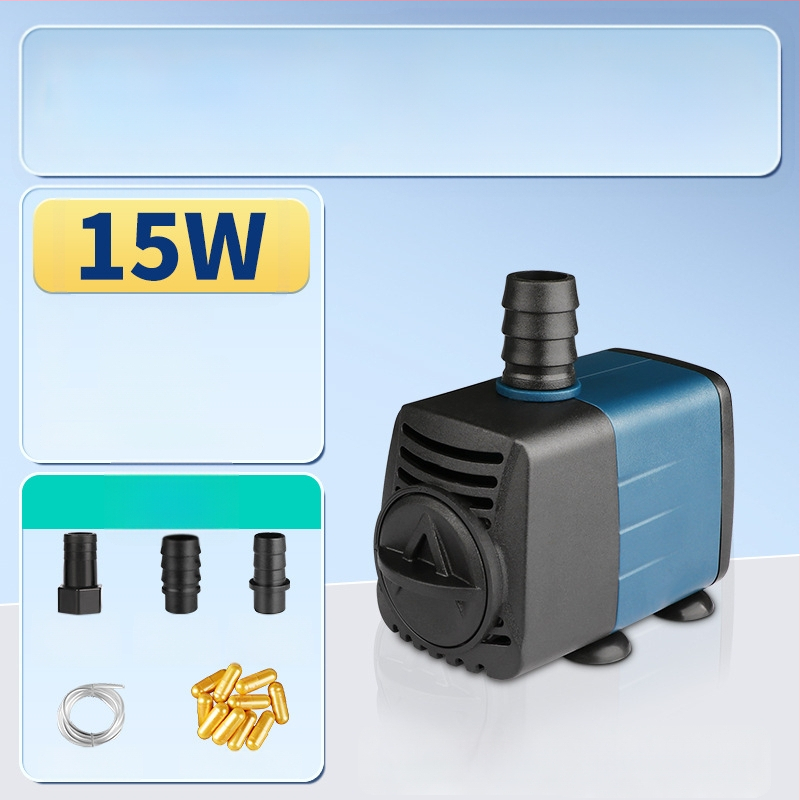 Potopinė siurblys akvariumui su šoniniu įsiurbimu, cirkuliacijai ir filtravimui, amfibinis dizainas, itin tylus