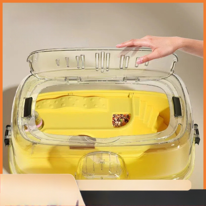 Hamsterio narvas, PP medžiaga, stačiakampio formos, nuimamas dizainas, animacinis stilius