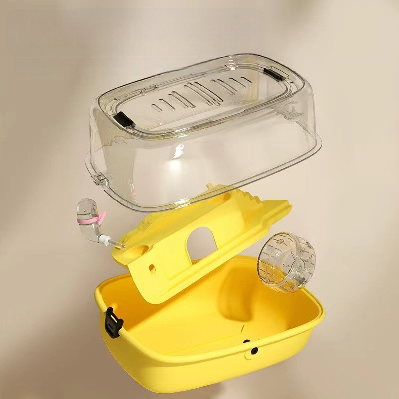 Hamsterio narvas, PP medžiaga, stačiakampio formos, nuimamas dizainas, animacinis stilius