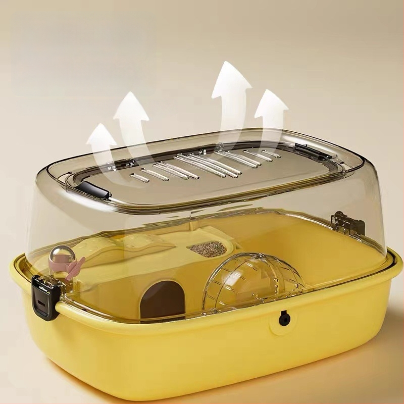 Hamsterio narvas, PP medžiaga, stačiakampio formos, nuimamas dizainas, animacinis stilius