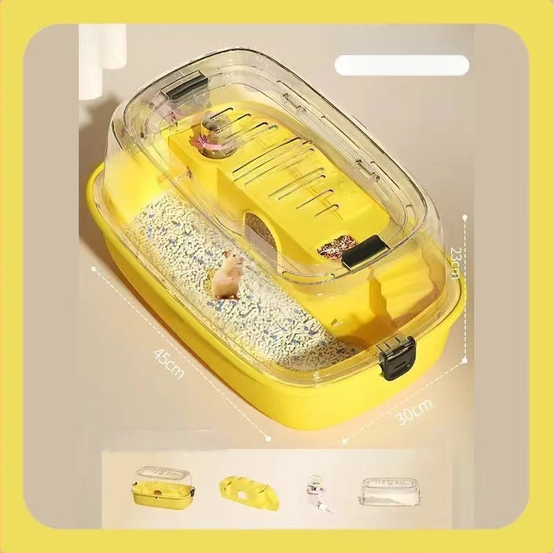 Hamsterio narvas, PP medžiaga, stačiakampio formos, nuimamas dizainas, animacinis stilius