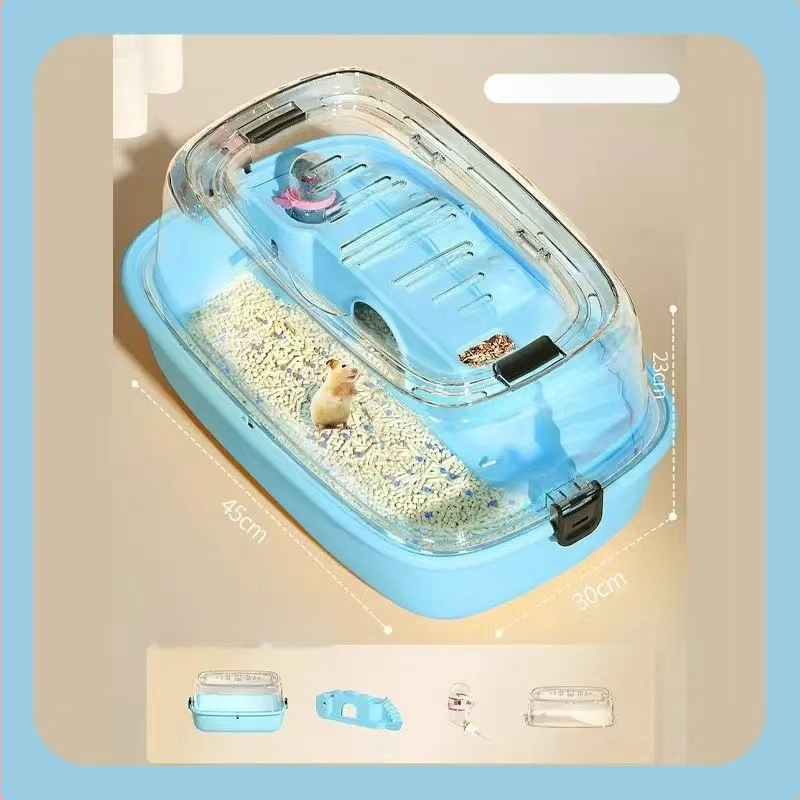 Hamsterio narvas, PP medžiaga, stačiakampio formos, nuimamas dizainas, animacinis stilius