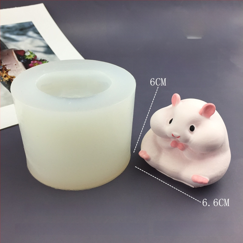 3D hamster silikoninė kepimo forma – nereguliarus kontūras