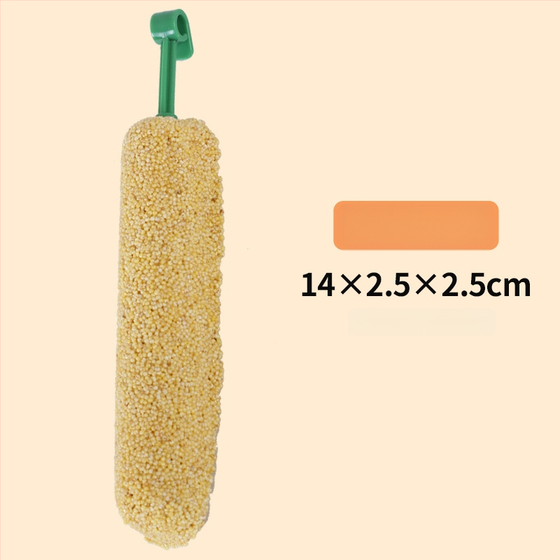 Papūgos kramymo lazdelė ir mokomoji užkanda – medžiaga iš penkių grūdų, prekių ženklas Happy Parrot, neimportuota