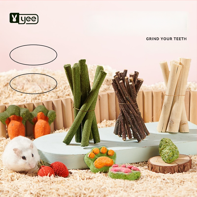 Yee obuolių šakelės kramymo žaislas mažiems gyvūnams – neimportuota