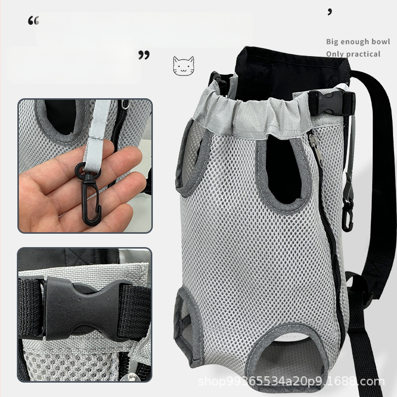 Bella league gyvūnėlių kuprinė – nailonas, kvėpuojantis tinklas, nešiojamasis krepšys šunims ir katėms