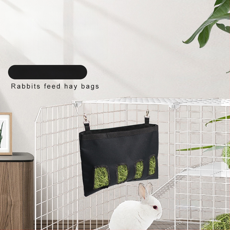 Pakabinta šieno krepšelis mažiems augintiniams: triušiams, jūrų kiaulėms, hamstermi ir činčilėms — Oxford audinys, kilmė Zhejiang, prekių ženklas Confucianism