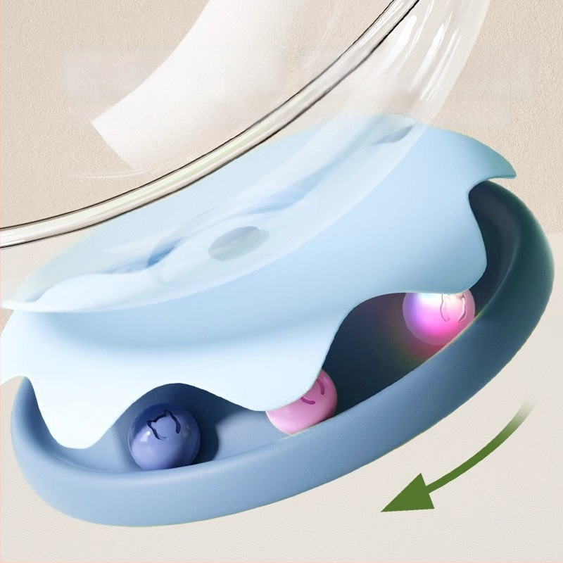 Kosmosa kapsulas kaķu ligzda ar rotējošu platformu, pašizglītojoša kaķu rotaļlieta, iekšējai lietošanai, viss vienā — Materiāli: ABS/PP/PET; Iekštelpu lietošanai; Kaķiem