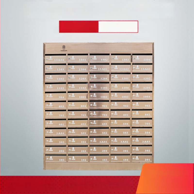 Daugybės skyrių namų pašto dėžutė iš nerūdijančio plieno, modelis zr-018, Zhen Rui, sieninis montavimas vidaus ir lauko naudojimui