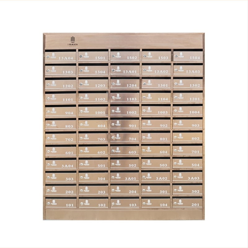 Daugybės skyrių namų pašto dėžutė iš nerūdijančio plieno, modelis zr-018, Zhen Rui, sieninis montavimas vidaus ir lauko naudojimui