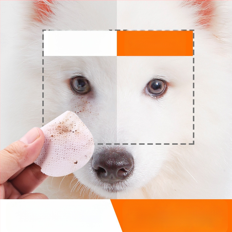 Mājdzīvnieku acu salvetes, kaķiem un suņiem, asaras traipu mazināšana, materiāls: papīra salvetes