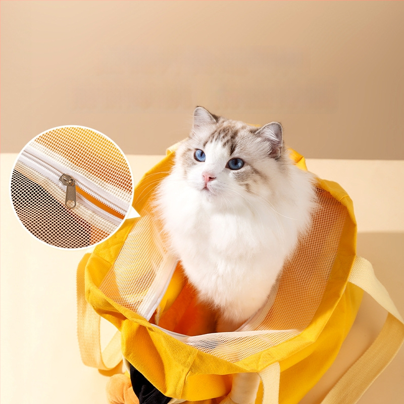 Naminių gyvūnų krepšys kačių ir mažų šunų, nešiojamas visų sezonų kelioninis krepšys, drobė, vienspalvis, Ming Pet
