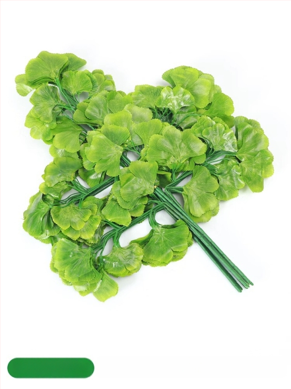 Mākslīgās lapas un zari no zīda ziediem, injekcijas formēšanas konstrukcija, dažādu lapu un zari komplekts, fotogrāfiju rekvizītiem un mājas dekorācijai