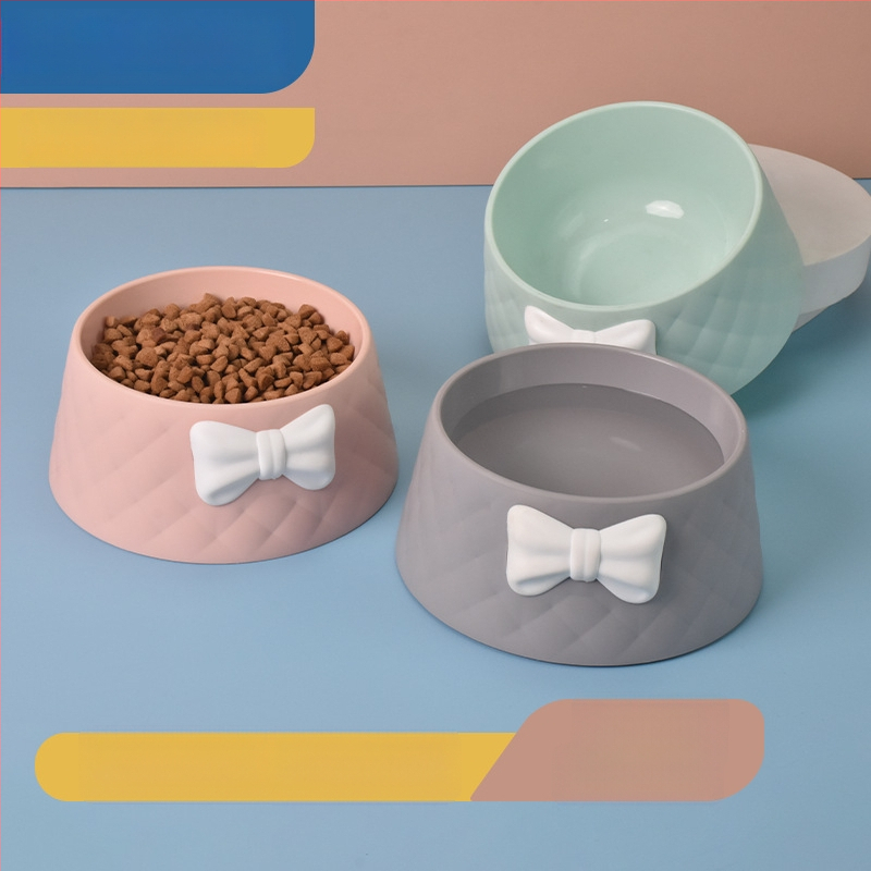 Divu bļodu komplekts suņiem un kaķiem, no plastmasas