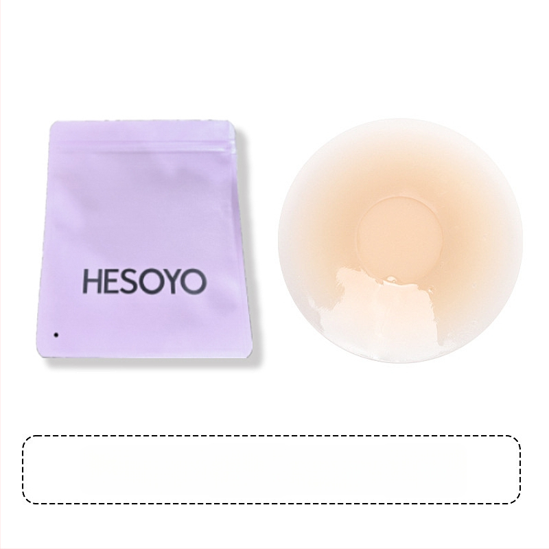 Silikono krūtų lipdukas – be žymių, kvėpuojantis, nematomas; plonas, spenelio forma: apvali; blizgus paviršius