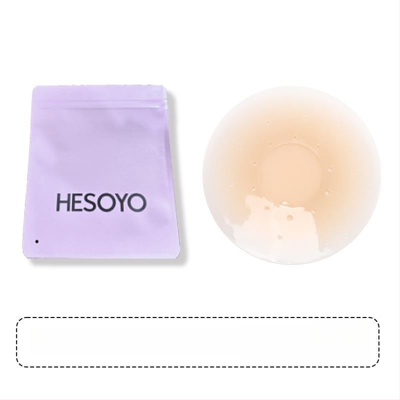 Silikono krūtų lipdukas – be žymių, kvėpuojantis, nematomas; plonas, spenelio forma: apvali; blizgus paviršius