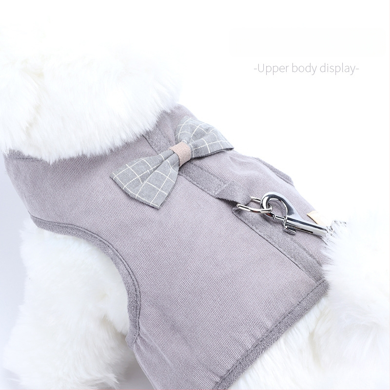 Genius dog liemenės tipo harnas katėms, kvėpuojanti tinklinė medžiaga, audinio traukos diržas