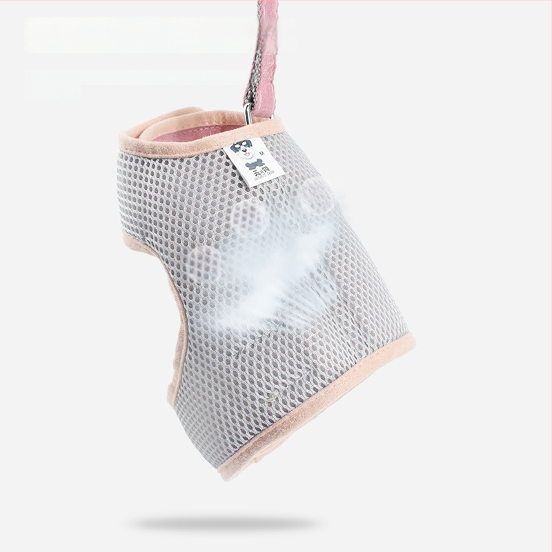 Genius dog liemenės tipo harnas katėms, kvėpuojanti tinklinė medžiaga, audinio traukos diržas