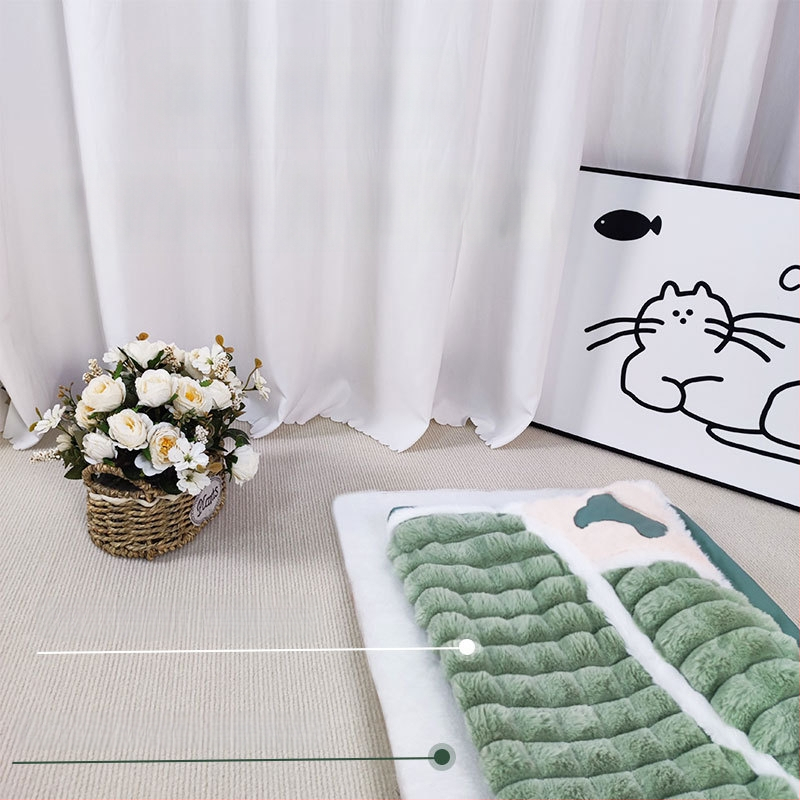 Cyhano kaķu ligzda no auduma, bieza silta guļvieta, noņemama un mazgājama