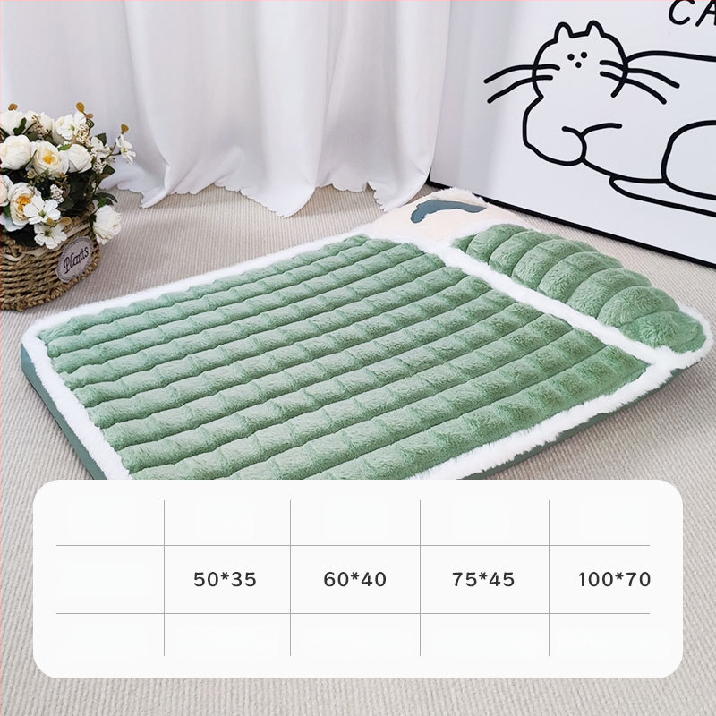 Cyhano kaķu ligzda no auduma, bieza silta guļvieta, noņemama un mazgājama