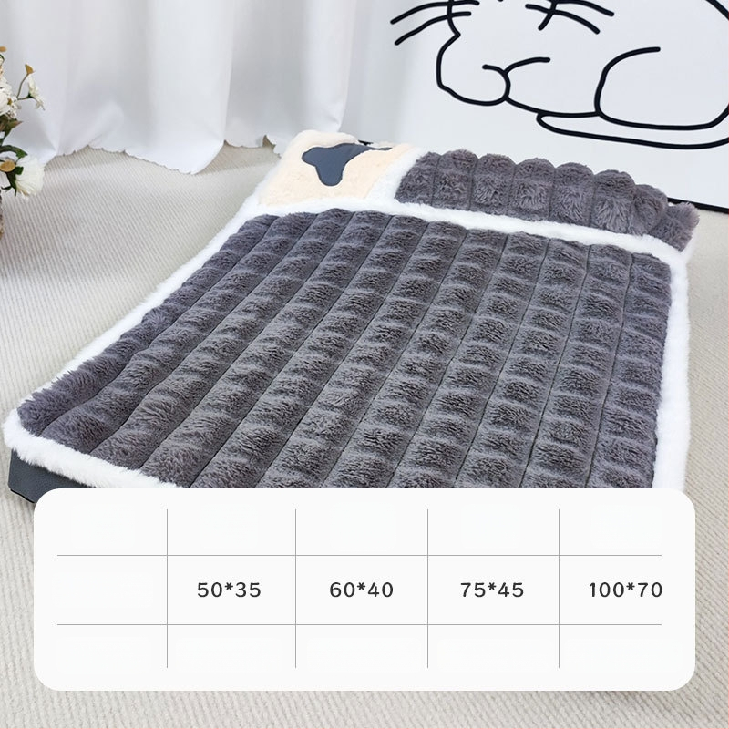 Cyhano kaķu ligzda no auduma, bieza silta guļvieta, noņemama un mazgājama