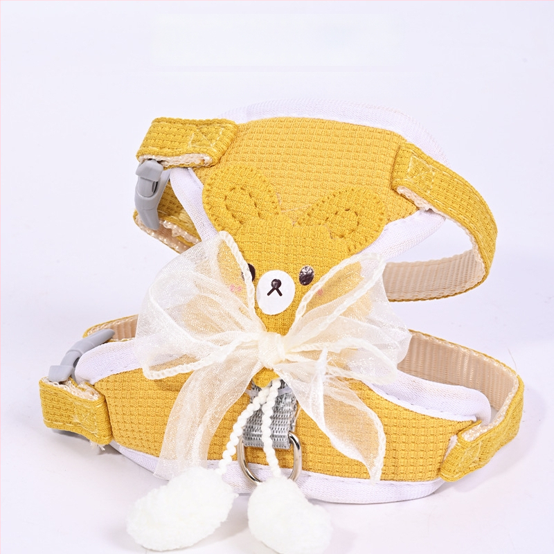 Mažų šunų krūtinės diržas, poliesteris, neatsijungiantis pavadėlis pasivaikščiojimams