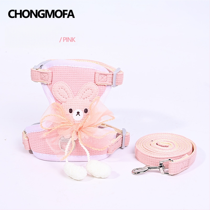 Mažų šunų krūtinės diržas, poliesteris, neatsijungiantis pavadėlis pasivaikščiojimams