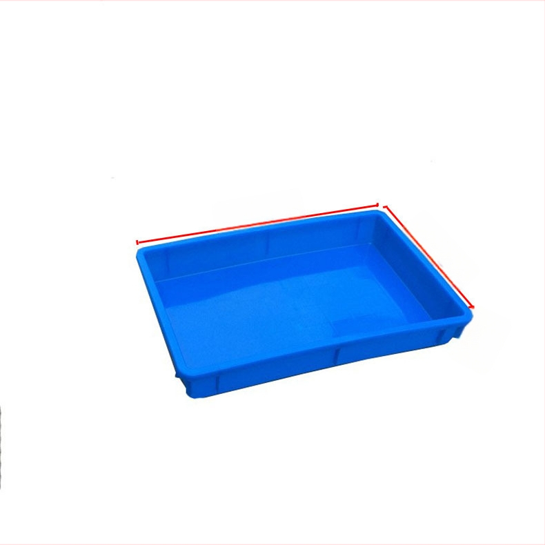 HDPE plastikinė dėžė daržovėms ir vaisiams, injekcinis formavimas, sienos storis 1.0–1.5 mm, svoris 0.31 kg, apkrova 5 kg