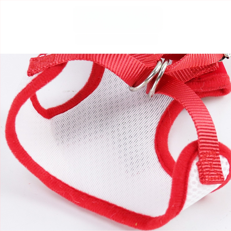 Katės harnasas ir pavadėlio rinkinys, kvėpuojantis liemenės stiliaus, audinys, prekės ženklas Pet Baihui, kategorija traukos juosta