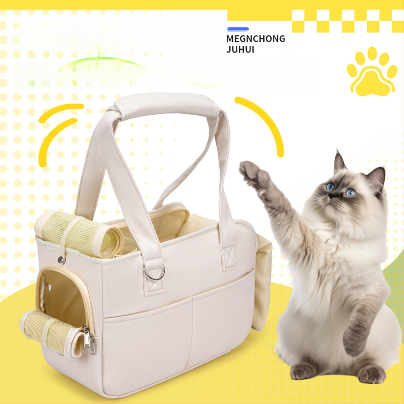 Augintinių kelioninė rankinė — nailonas, vientisas raštas, vidutinė standumo klasė