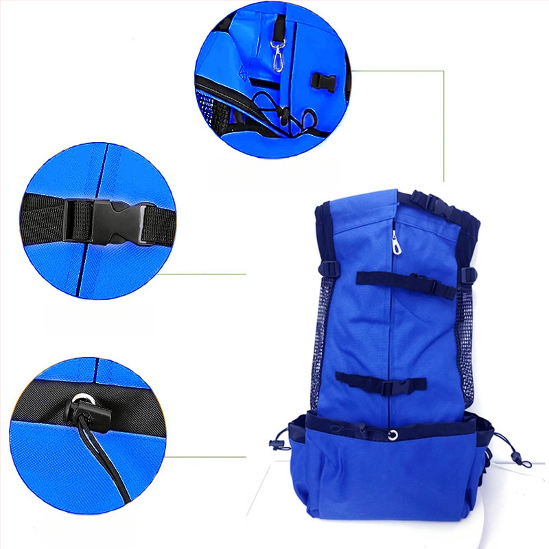 Augintinio krūtinės nešiojimo krepšys šunims ir katėms, Oxford medžiaga, vidutinio minkštumo, vshowbags