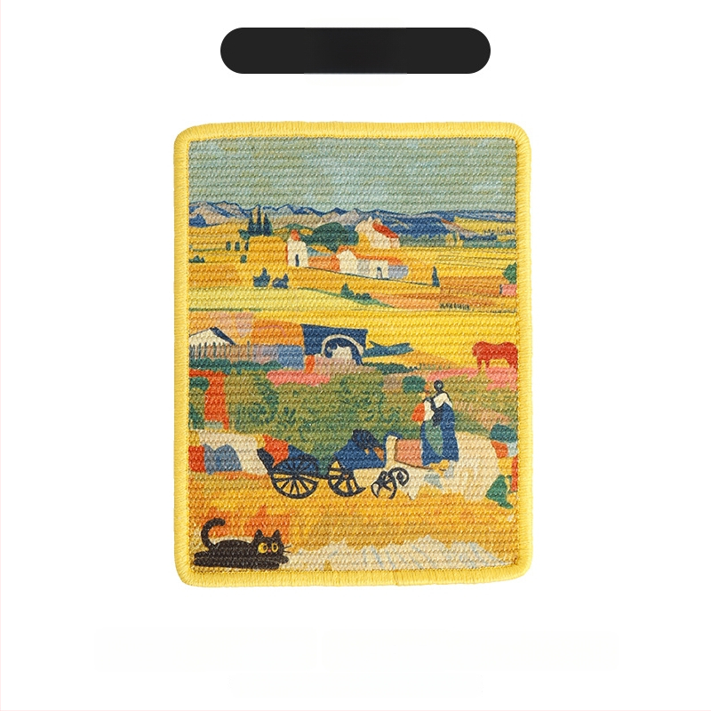 Kaķu skrāpēšanas dēlis no sisala – sienas uzstādāms, izturīgs pret nodilumu, bez šķembām, japāņu stils