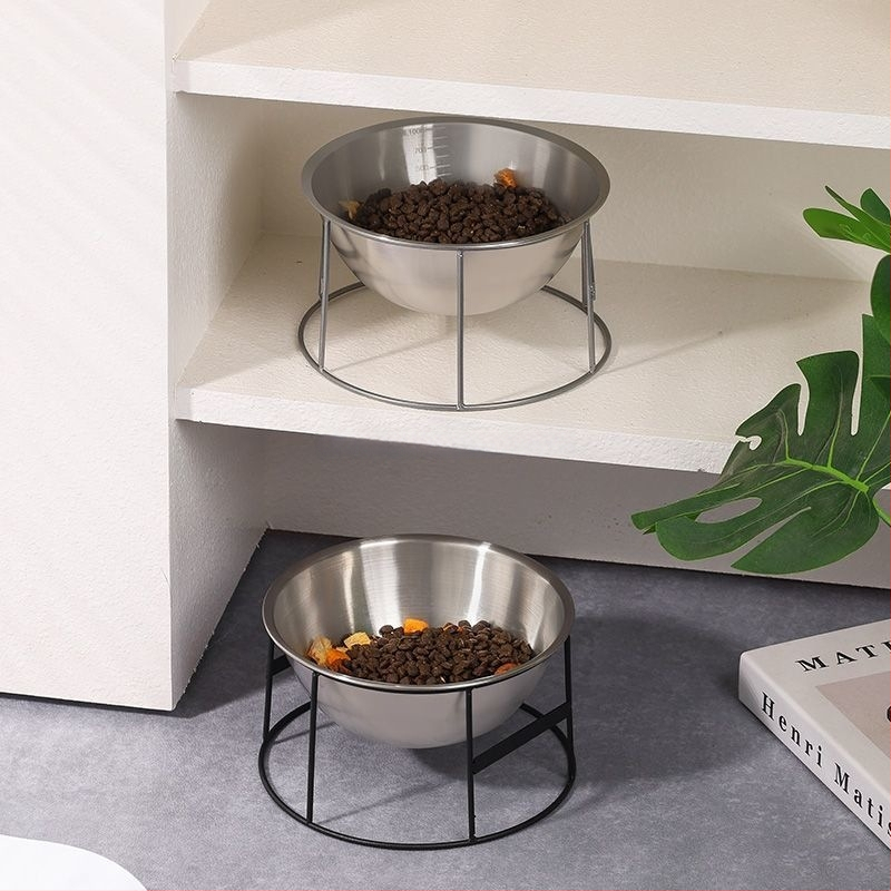 Mājdzīvnieku ēdināšanas trauks pret nolūšanu ar lēnu barošanu — viena bļoda suņiem un kaķiem, GUOJJ