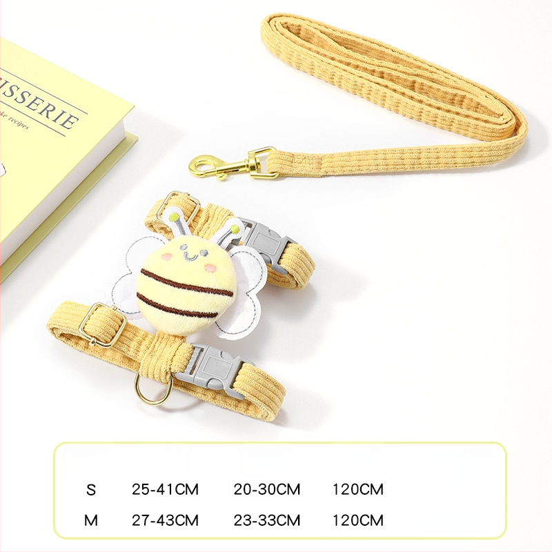 Nailonas katės harnizas su I formos krūtinės diržu, reguliuojamas, neatsukamas pavadėlis, kilmė Yiwu, prekė Jiawang yimiao