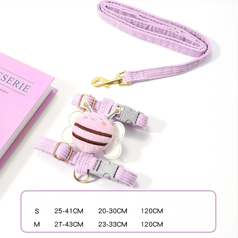 Nailonas katės harnizas su I formos krūtinės diržu, reguliuojamas, neatsukamas pavadėlis, kilmė Yiwu, prekė Jiawang yimiao