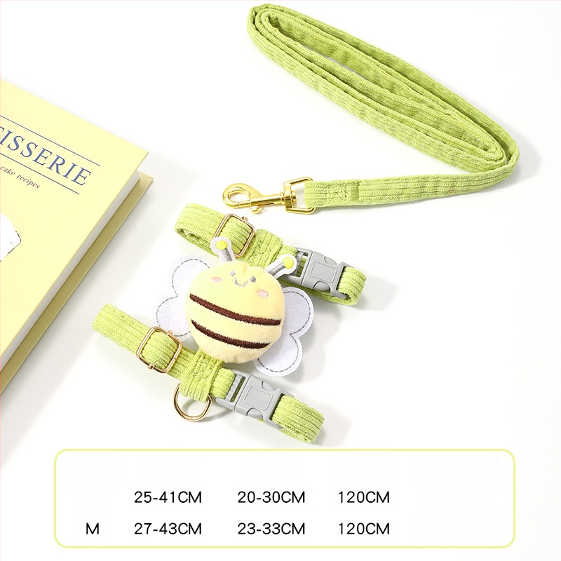 Nailonas katės harnizas su I formos krūtinės diržu, reguliuojamas, neatsukamas pavadėlis, kilmė Yiwu, prekė Jiawang yimiao