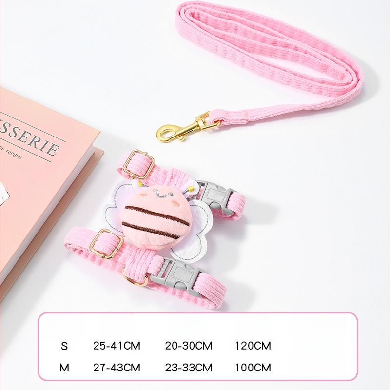 Nailonas katės harnizas su I formos krūtinės diržu, reguliuojamas, neatsukamas pavadėlis, kilmė Yiwu, prekė Jiawang yimiao