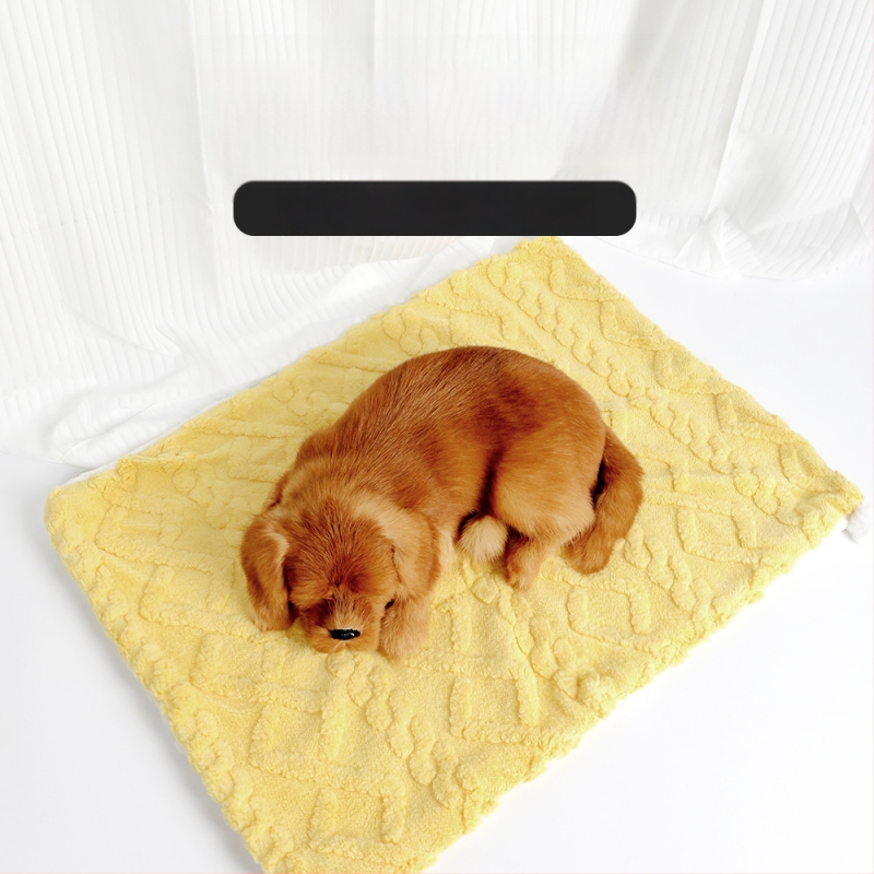 Aihe šunų pledas su sėdėjimo pagalve iš Shu cotton velvet – skalbiama