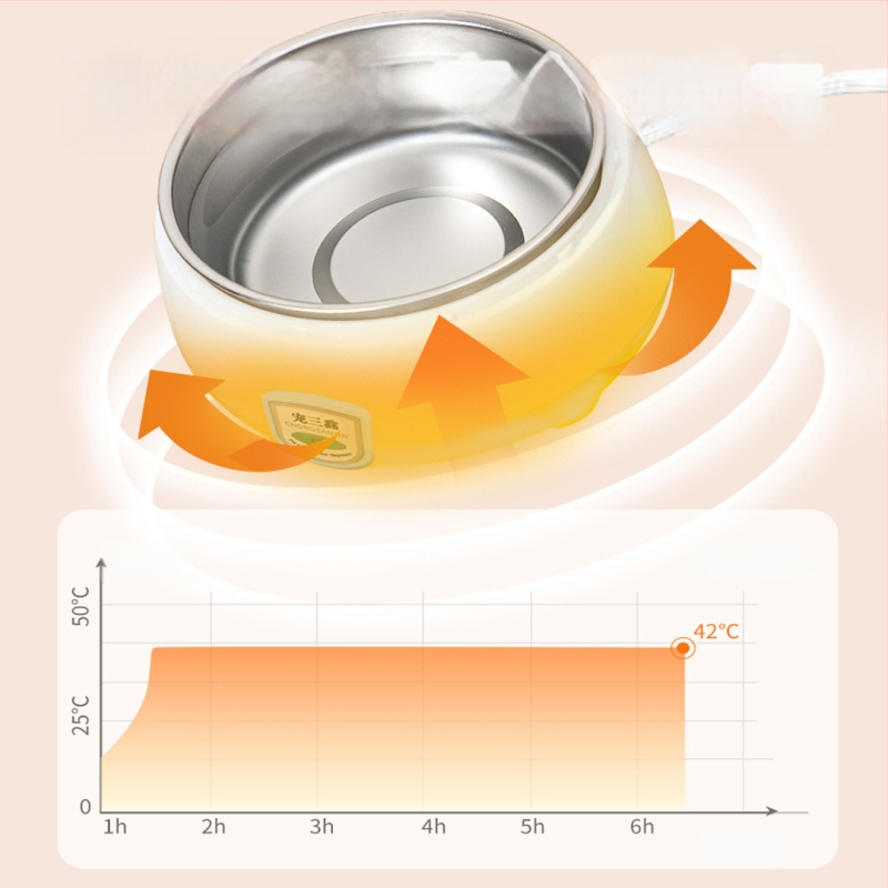 Nerūsējošā tērauda kaķu ūdens dozators ar konstantu temperatūru un ziemas apkuri