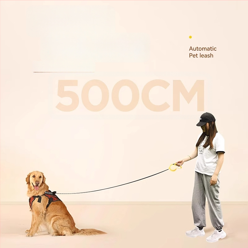 Ištraukiamas šunų pavadėlis vidutinio ir mažo dydžio šunims – Medžiaga: ABS, pynuta juosta, lydinys; Ištraukiamas: Taip; Kategorija: Traukimo diržai gyvūnams