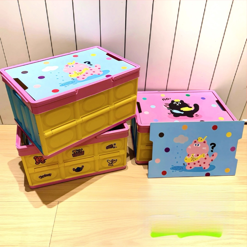 Sulankstoma lauko kempingo laikymo dėžė, 15L, PP plastikas, Daugiafunkcinė, Automobilio bagažinės organizatorius