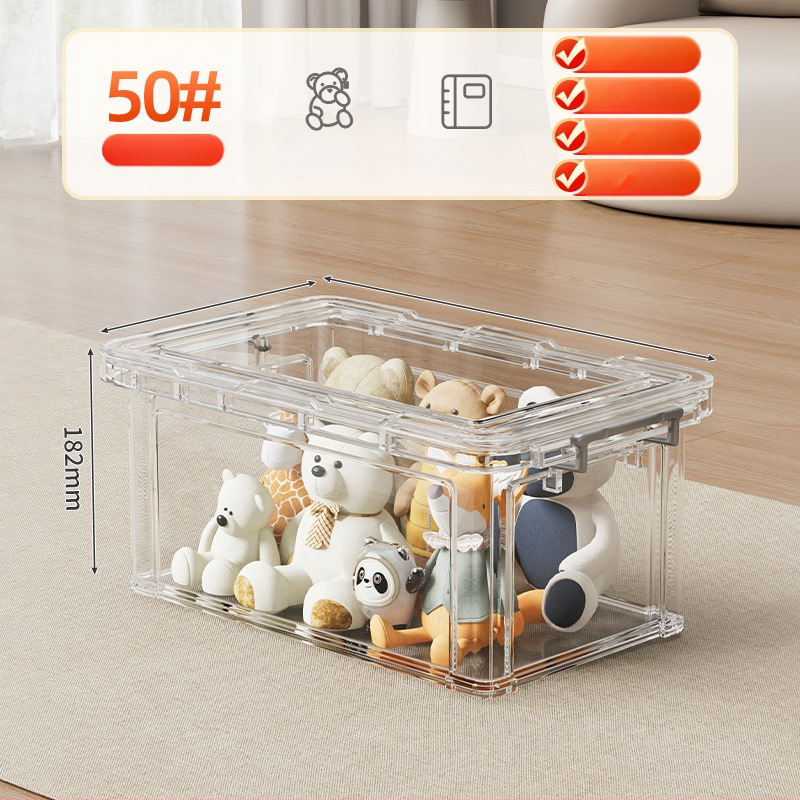 PP laikymo dėžė su ratukais, 30–40 L, nešiojama, paprastas šiuolaikinis dizainas