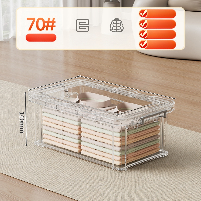 PP laikymo dėžė su ratukais, 30–40 L, nešiojama, paprastas šiuolaikinis dizainas