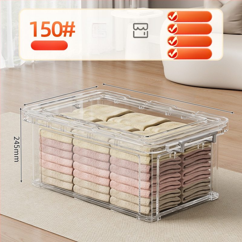 PP laikymo dėžė su ratukais, 30–40 L, nešiojama, paprastas šiuolaikinis dizainas