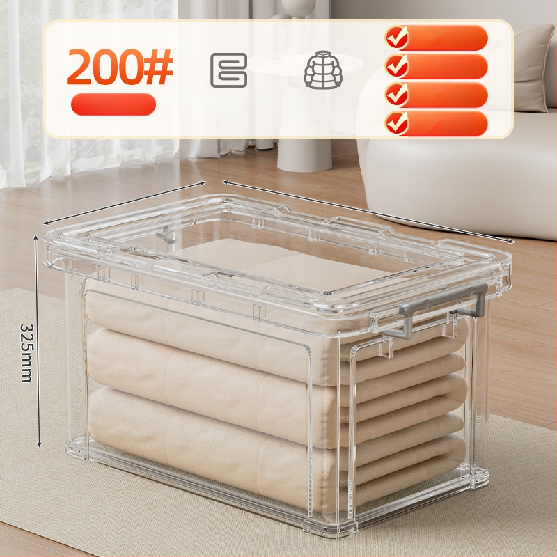 PP laikymo dėžė su ratukais, 30–40 L, nešiojama, paprastas šiuolaikinis dizainas