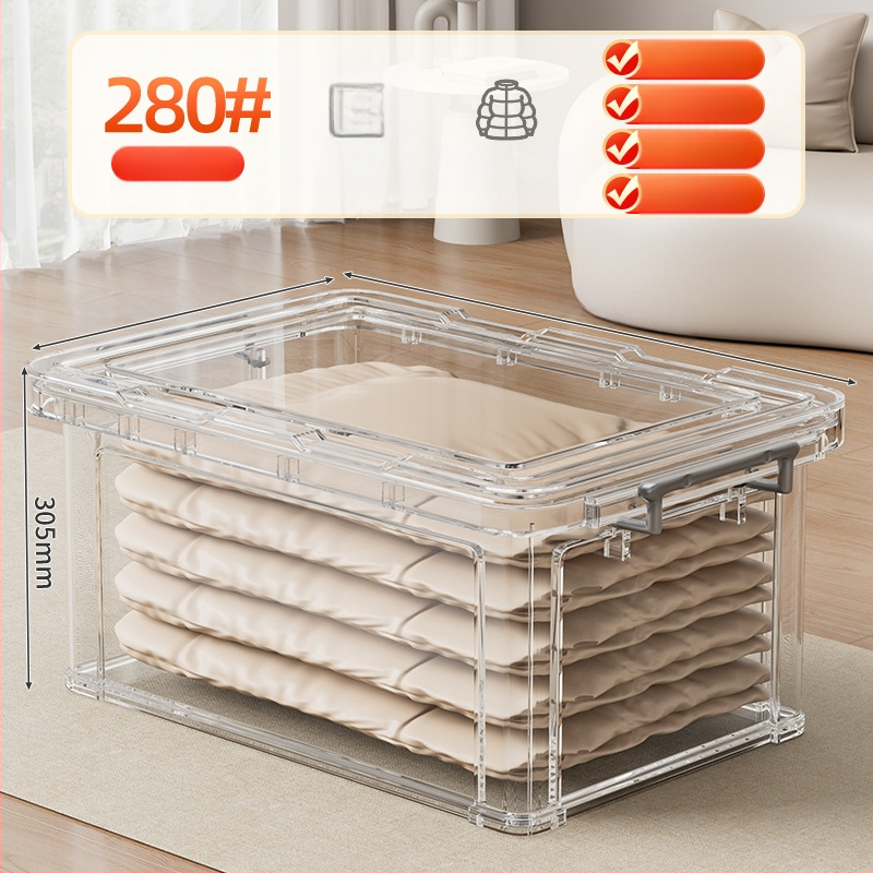 PP laikymo dėžė su ratukais, 30–40 L, nešiojama, paprastas šiuolaikinis dizainas