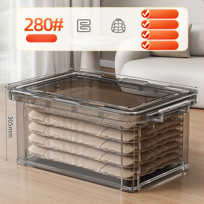 PP laikymo dėžė su ratukais, 30–40 L, nešiojama, paprastas šiuolaikinis dizainas